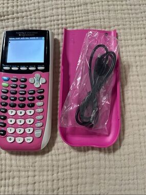 Texas Instruments TI-84 Plus C Silver Edition Graphing Calculator - Pink